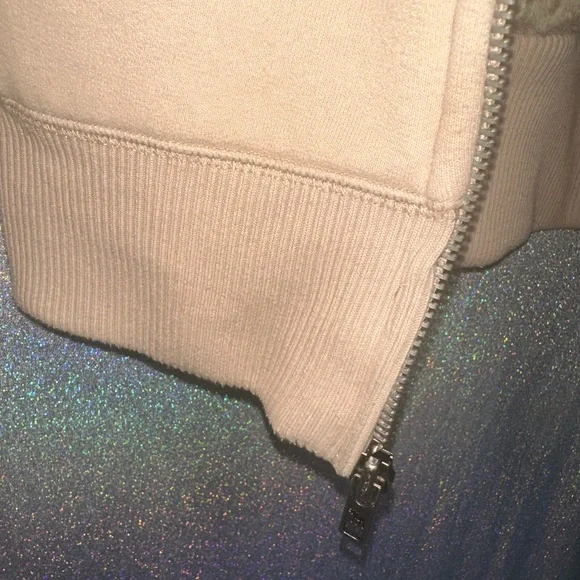 Abercrombie & Fitch Tan Fleece Jacket - Picture 5 of 8